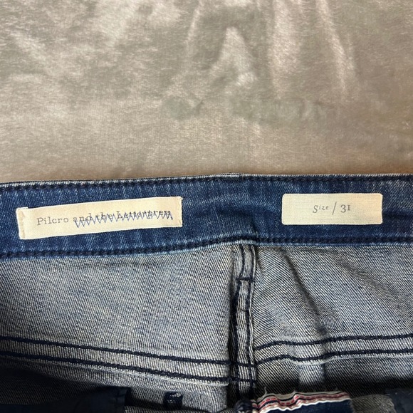 Pilcro and the Letterpress High Rise Flare Jeans Blue Wash Size 31 - Picture 6 of 8